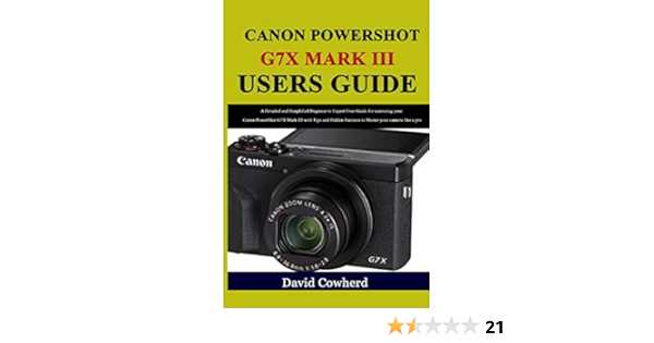 canon g7x instruction manual