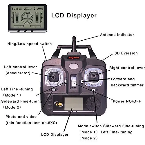 syma x5c 1 instruction manual