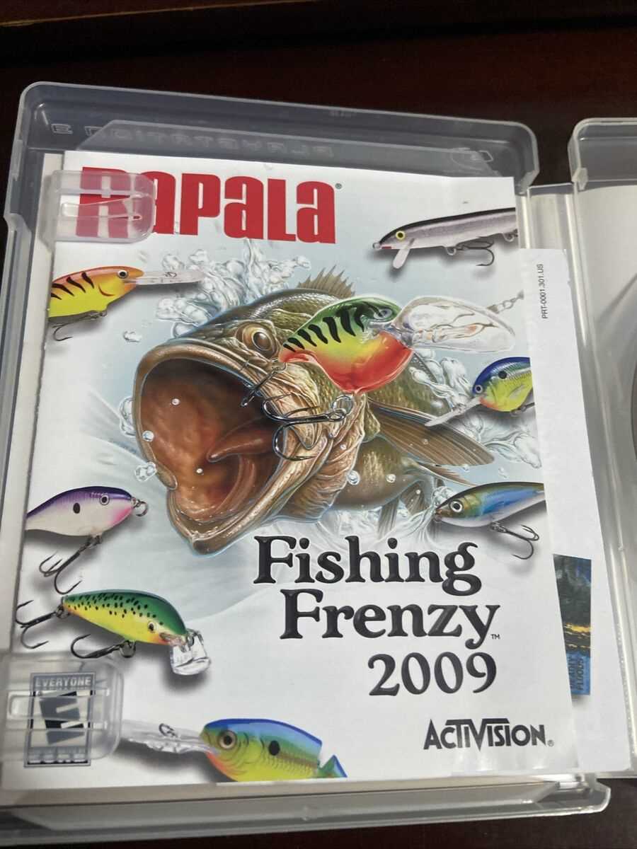 rapala fishing frenzy 2009 instruction manual