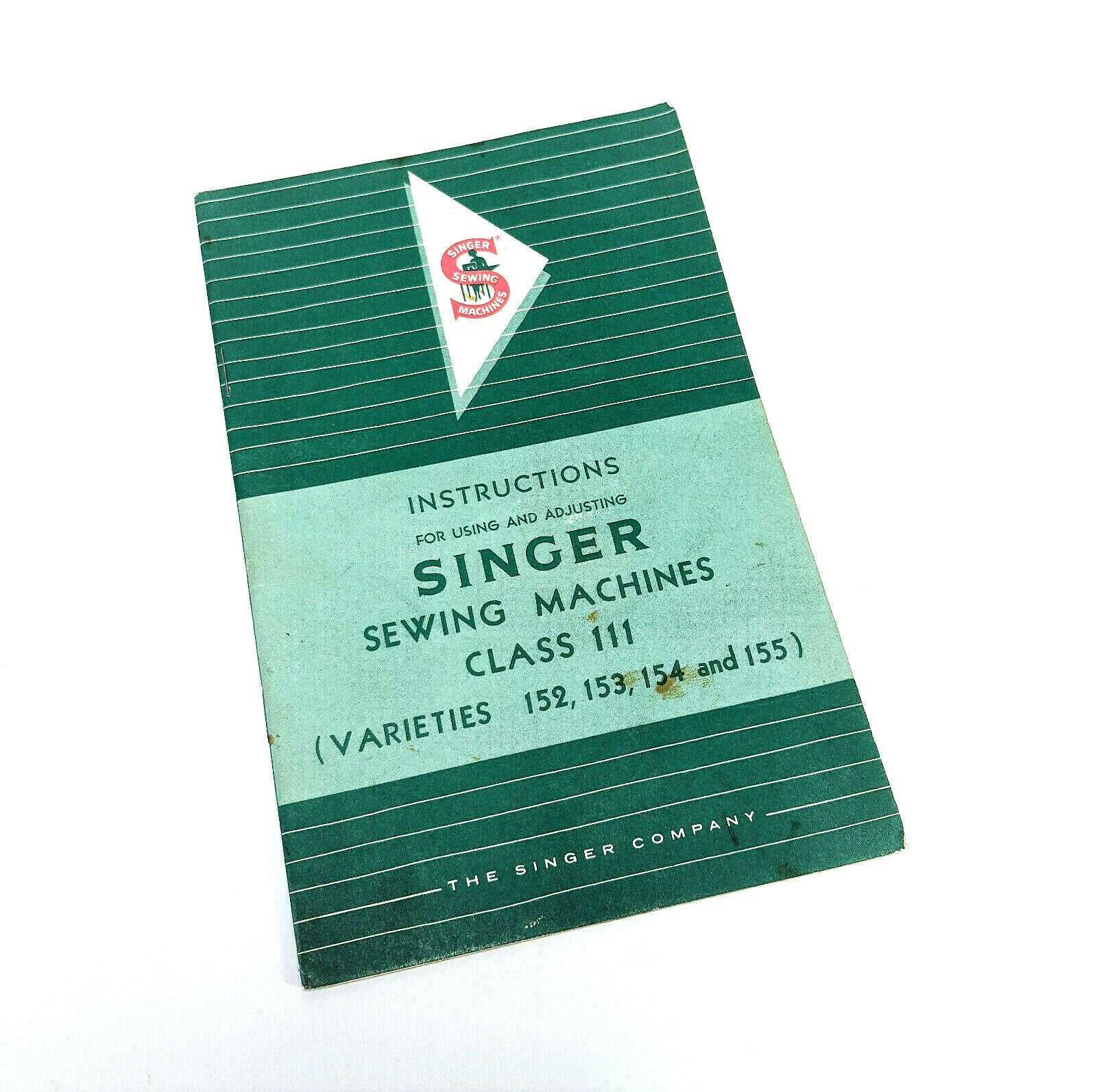 singer tradition instruction manual