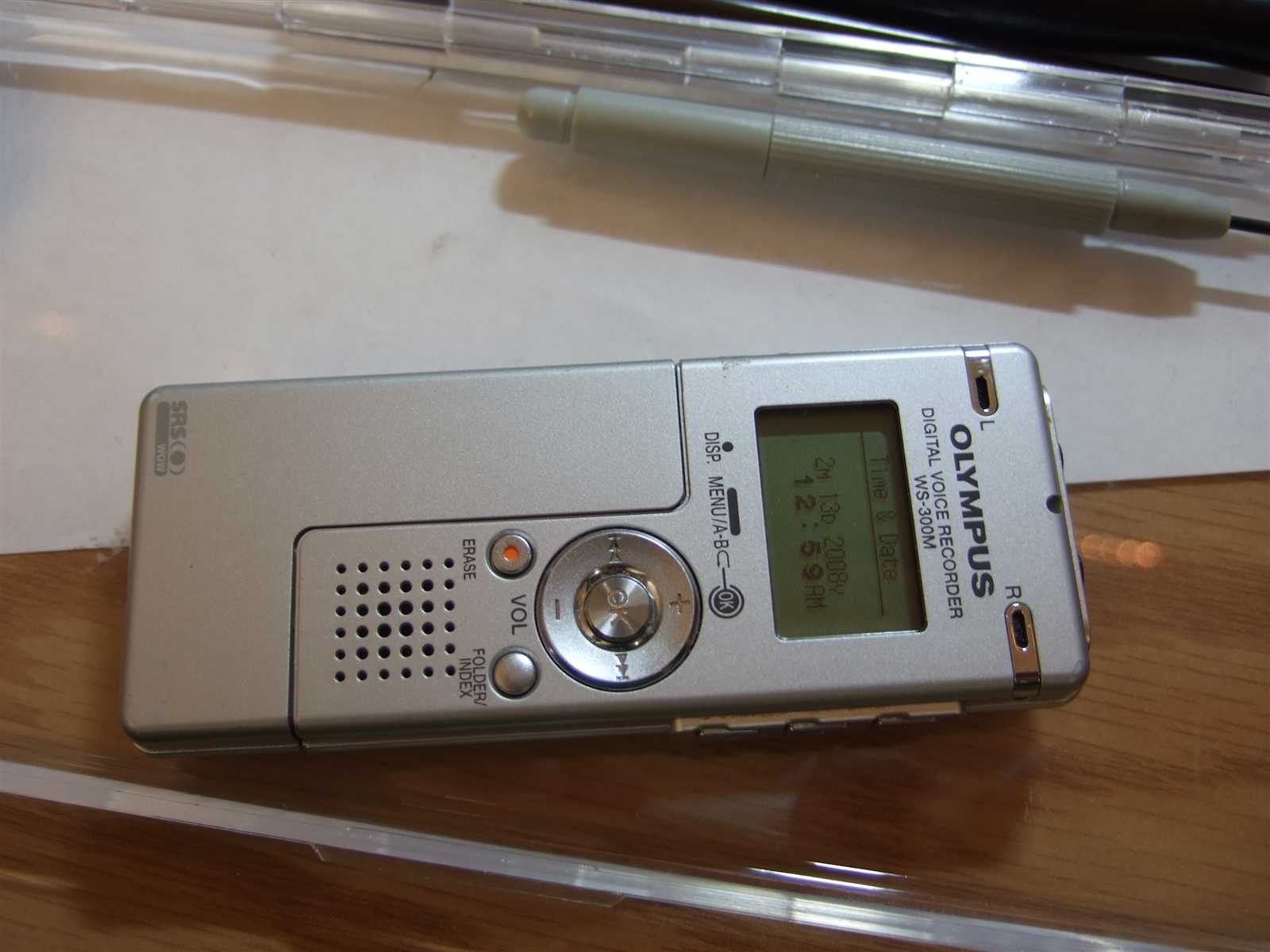 olympus digital voice recorder instruction manual