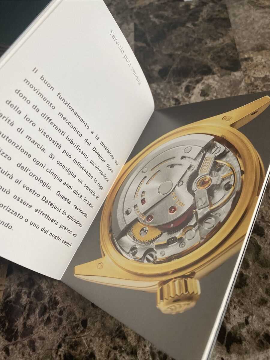 rolex oyster perpetual datejust instruction manual