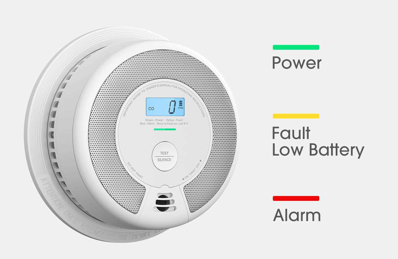 instruction manual for kidde carbon monoxide alarm