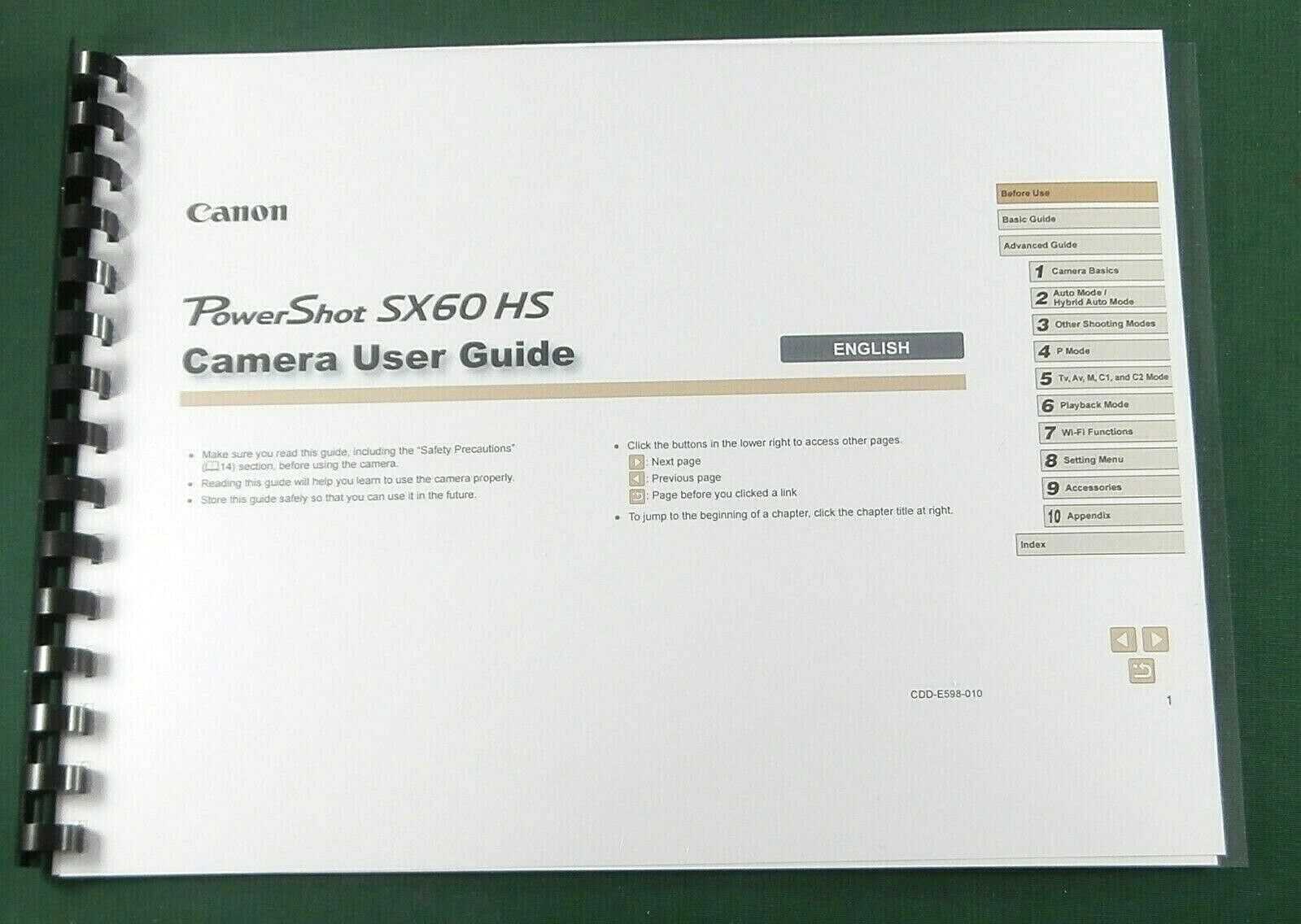 canon powershot sx60 hs instruction manual