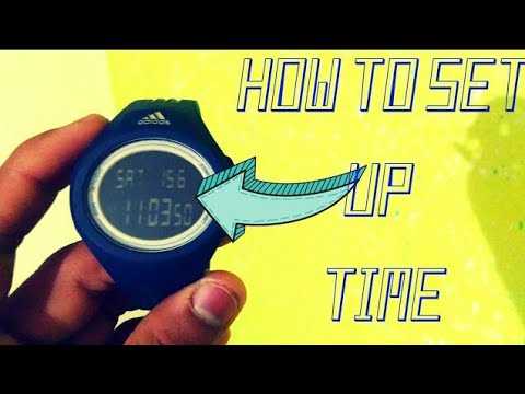 adidas digital watch instruction manual