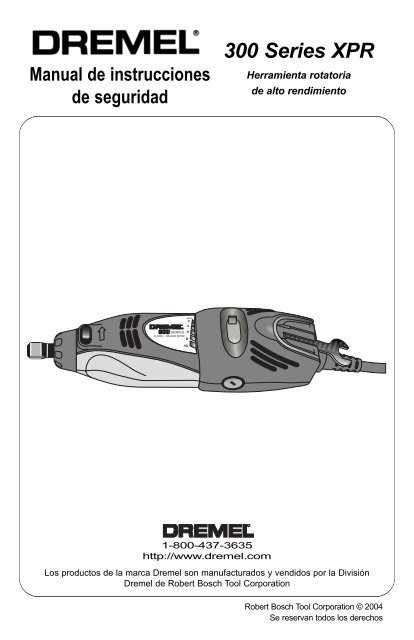 dremel 400 xpr instruction manual