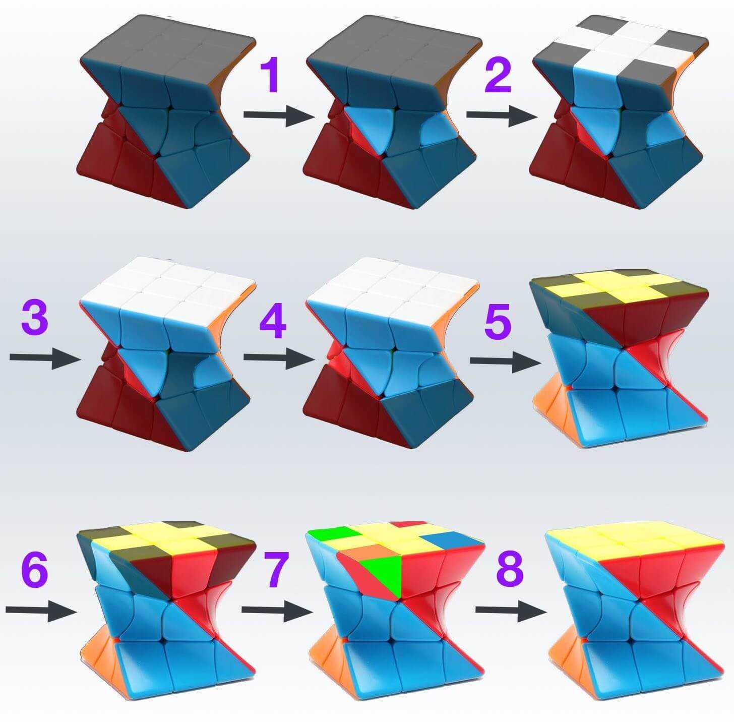 how to solve a rubiks cube instruction manual