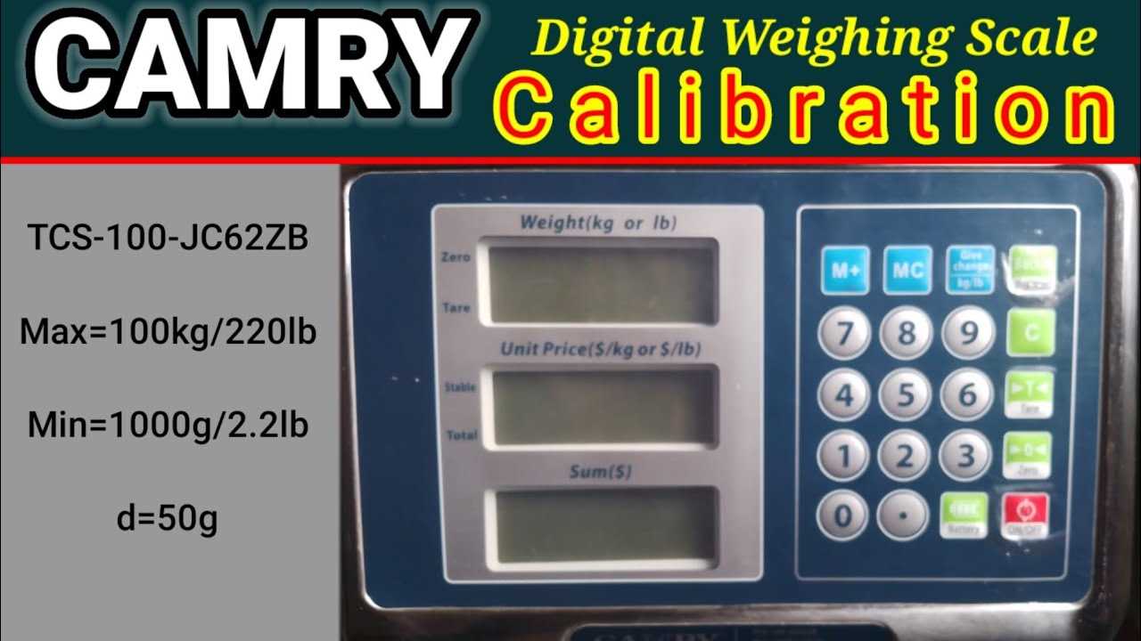 camry bathroom scales instruction manual