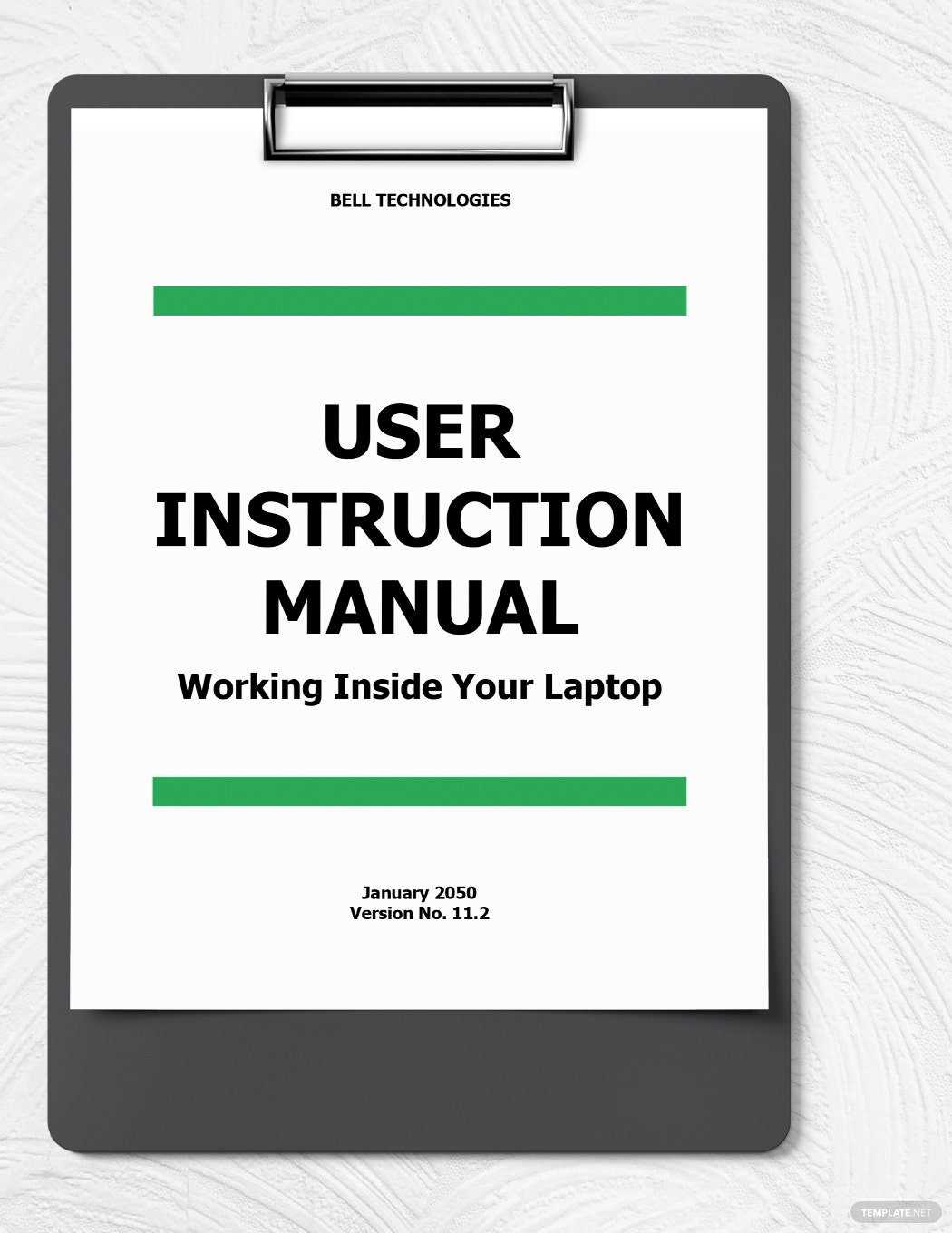 how to make an instruction manual