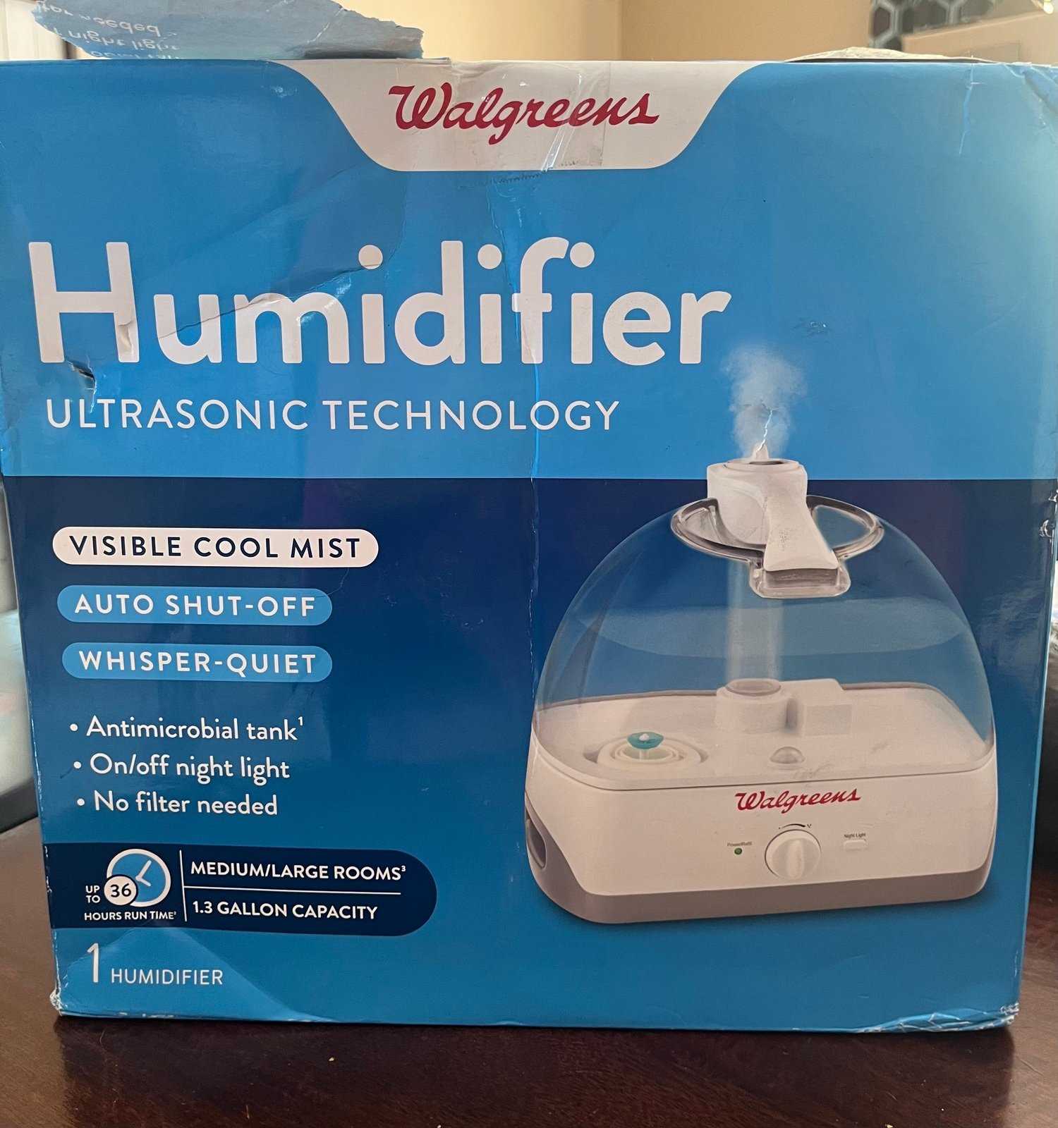 walgreens cool mist humidifier instructions manual