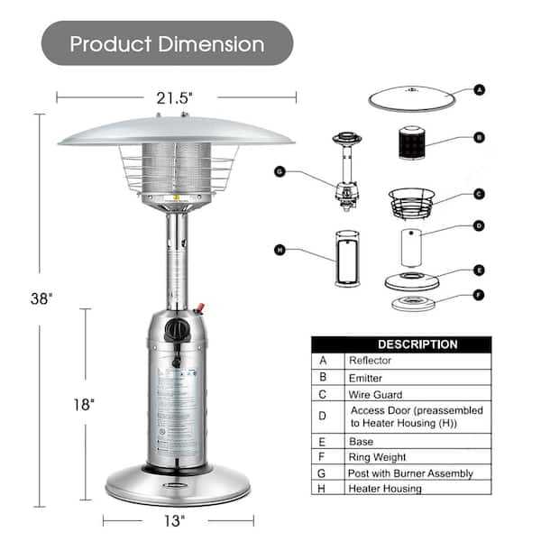 patio heater instruction manual