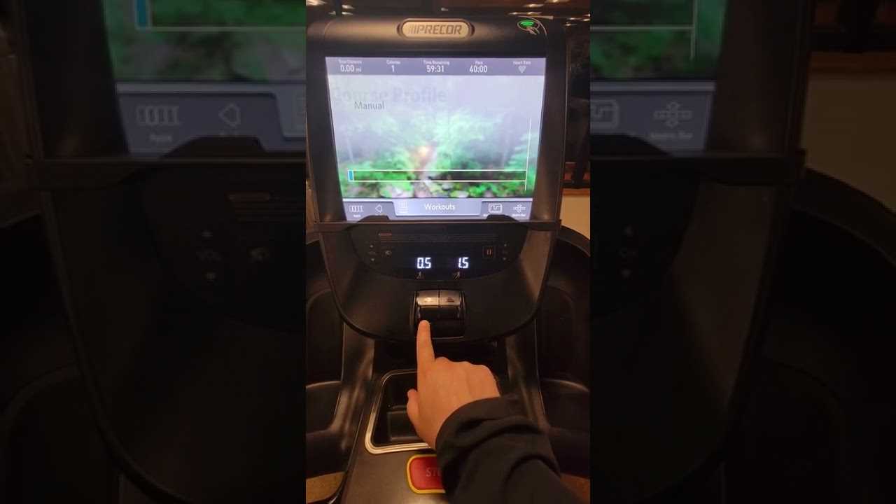 precor treadmill manual instructions