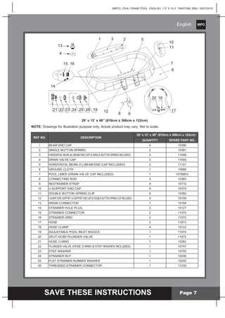 intex pool manual instructions