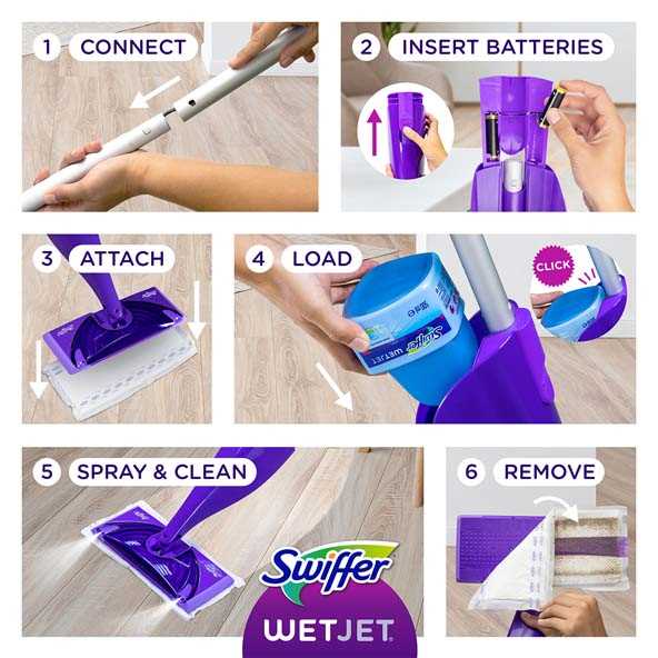 swiffer wet jet instruction manual