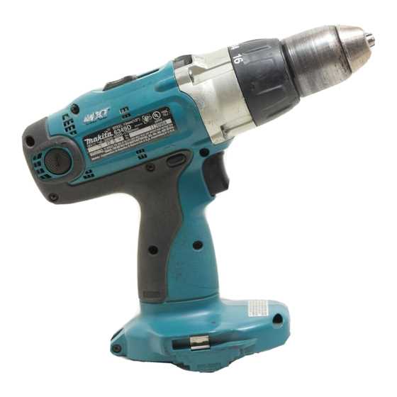 makita cordless drill instruction manual