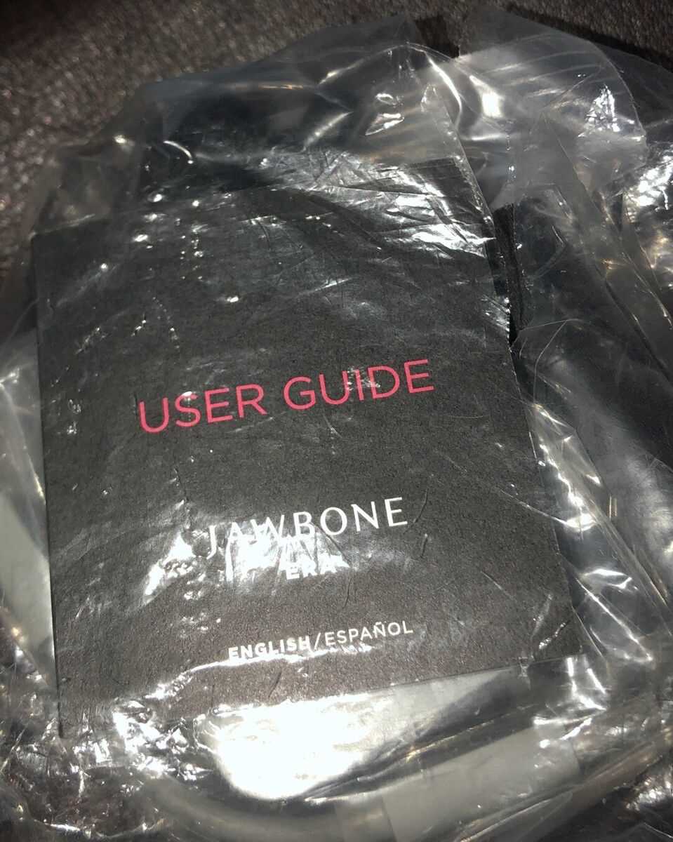 jawbone up instruction manual