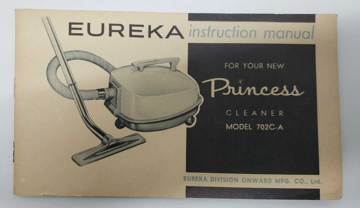 eureka vacuum instruction manual