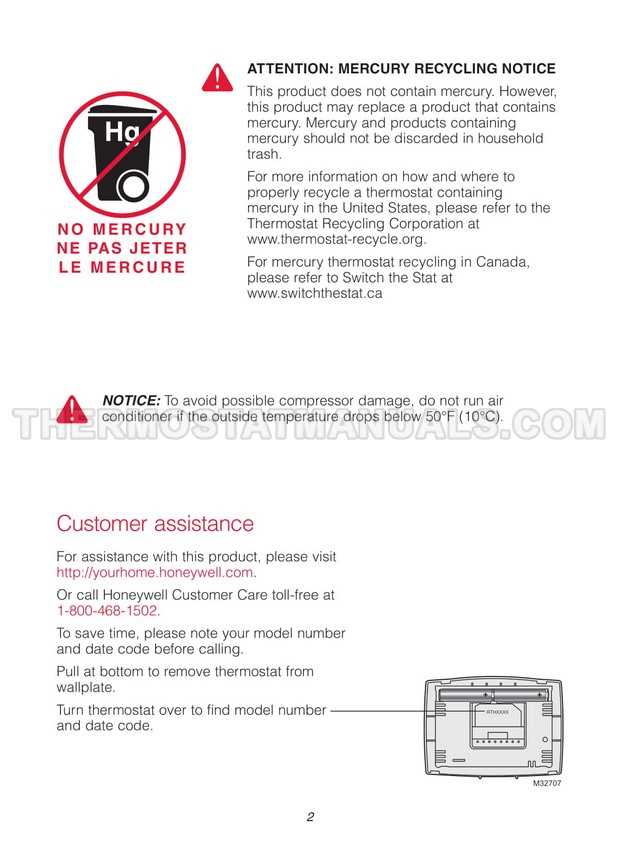 honeywell thermostat rth2310b instruction manual