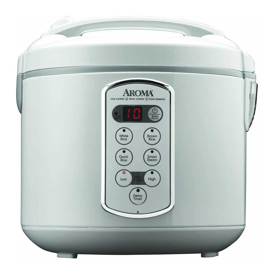 aroma professional rice cooker instruction manual