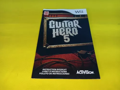 guitar hero instruction manual