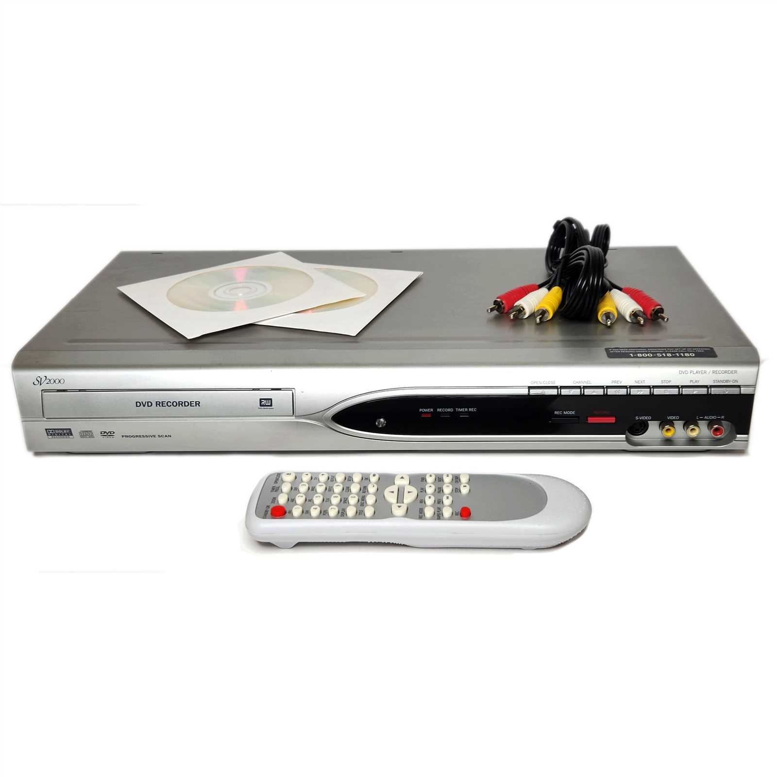 sv2000 dvd recorder instruction manual