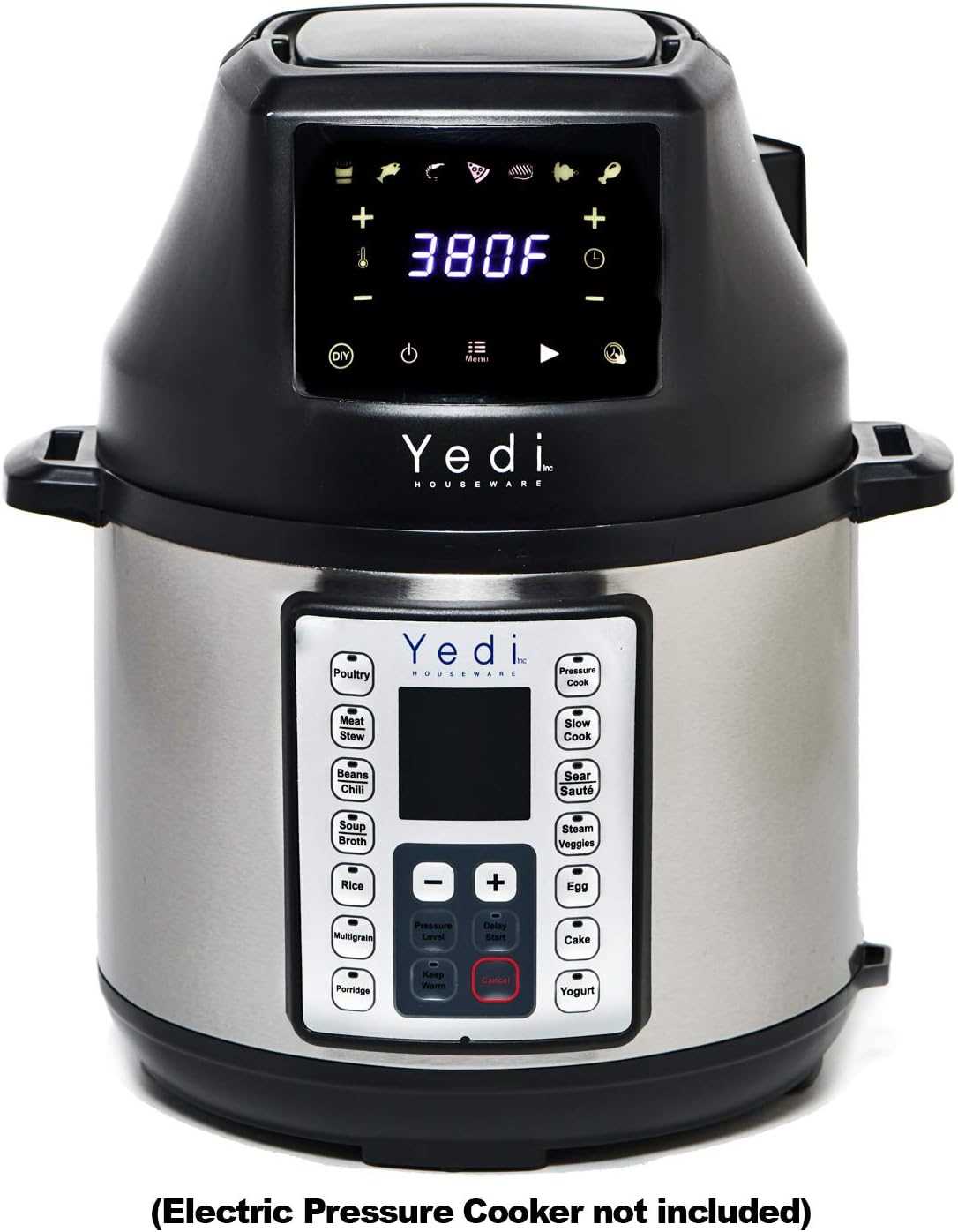 yedi air fryer instruction manual