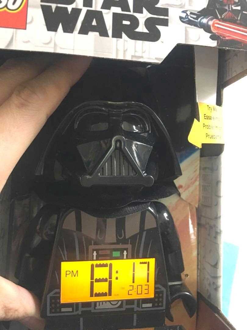 darth vader alarm clock instruction manual