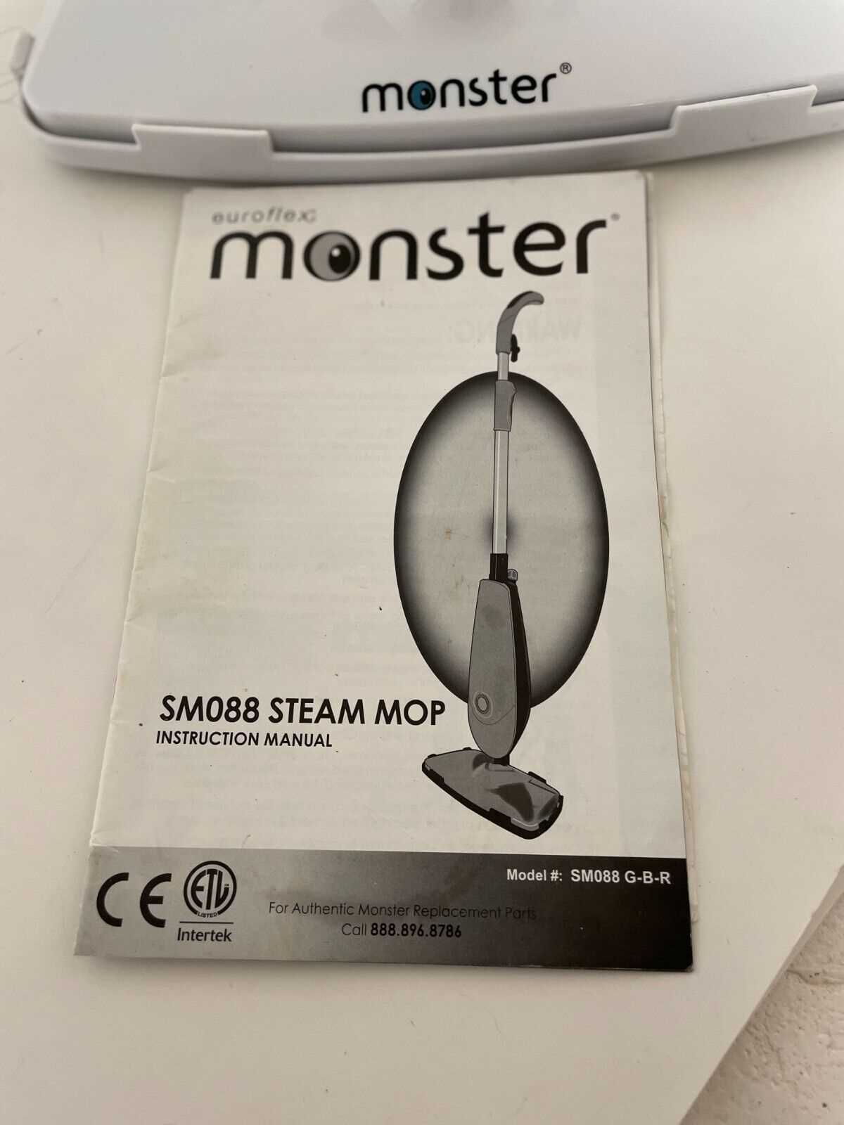 monster steam cleaner instructions manual