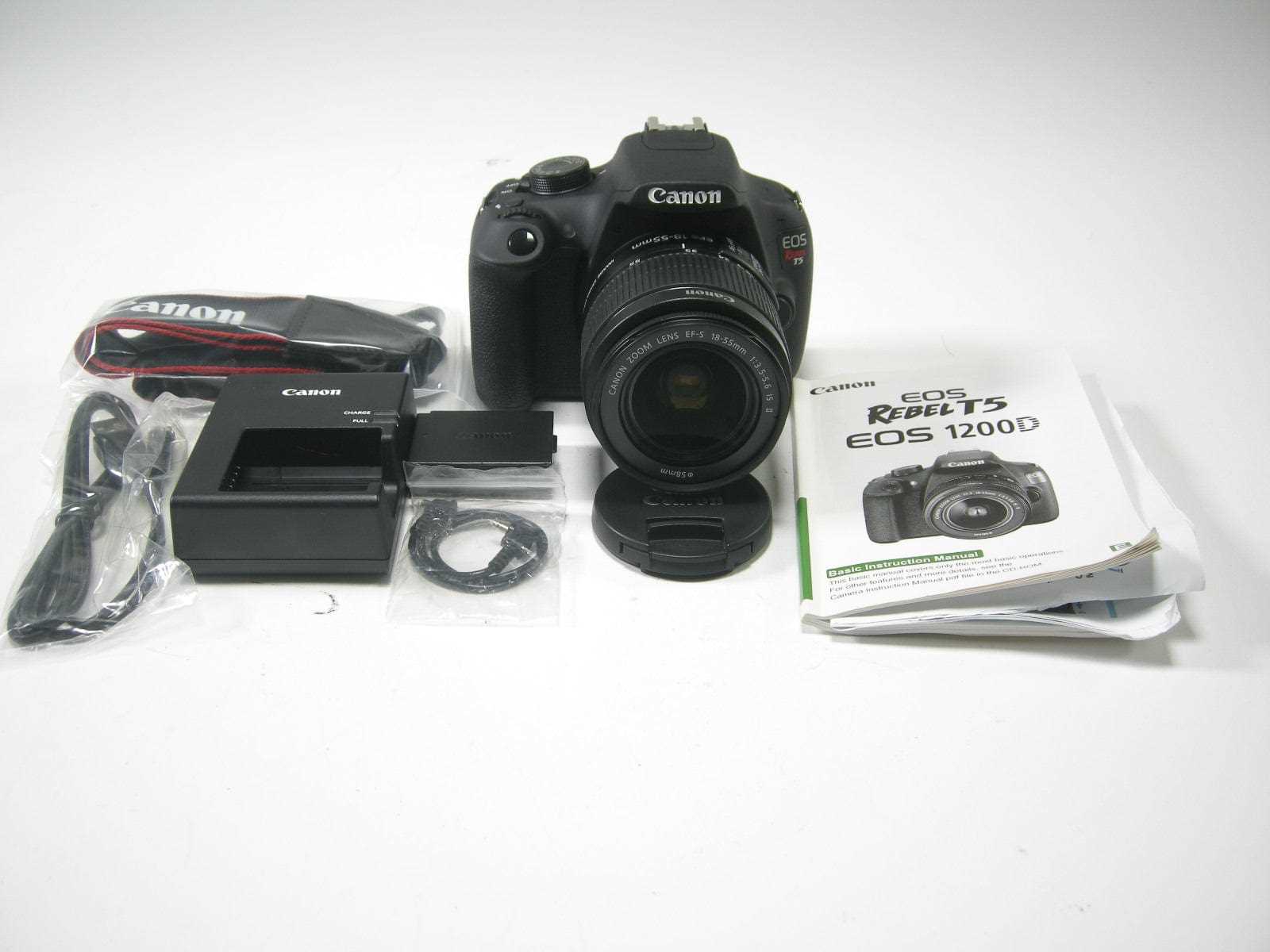 canon rebel t5 instruction manual