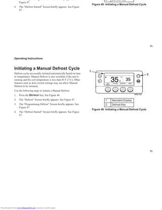 thermo king instruction manual