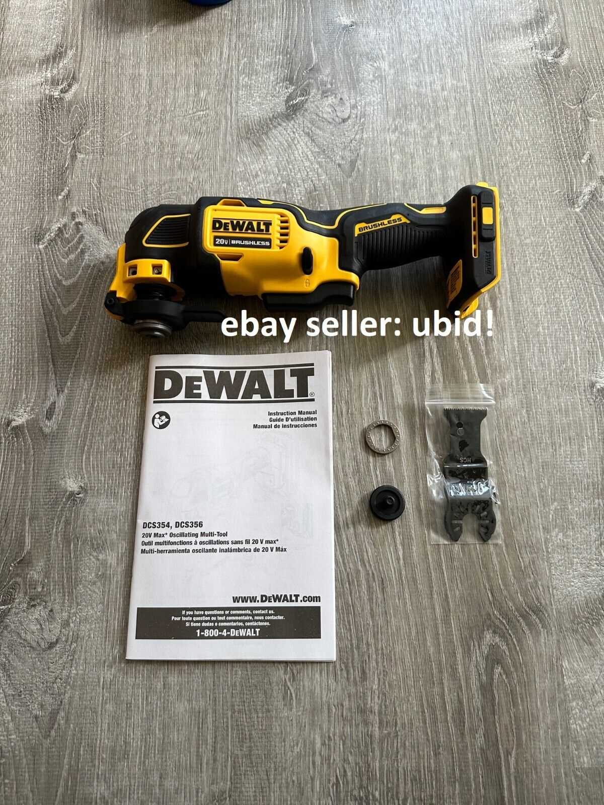 dewalt multi tool instruction manual