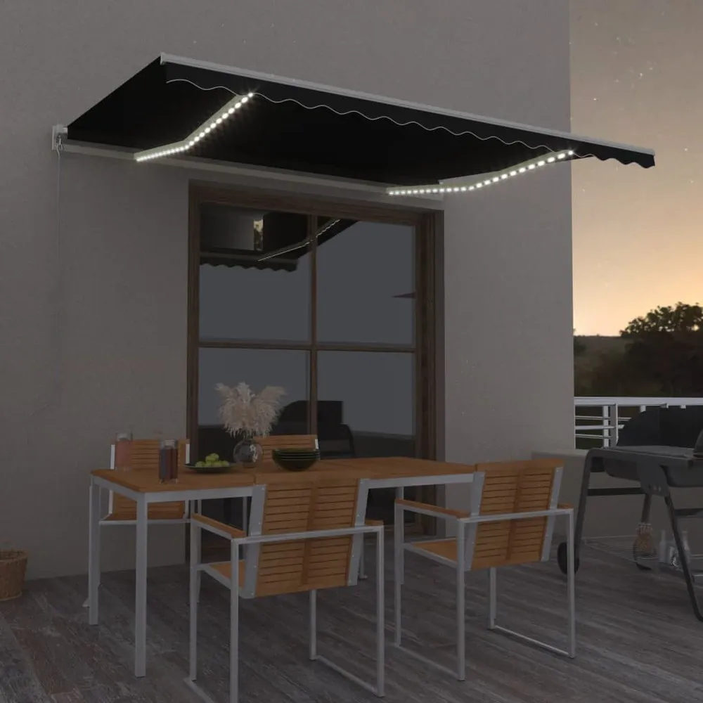 vidaxl manual retractable awning instructions