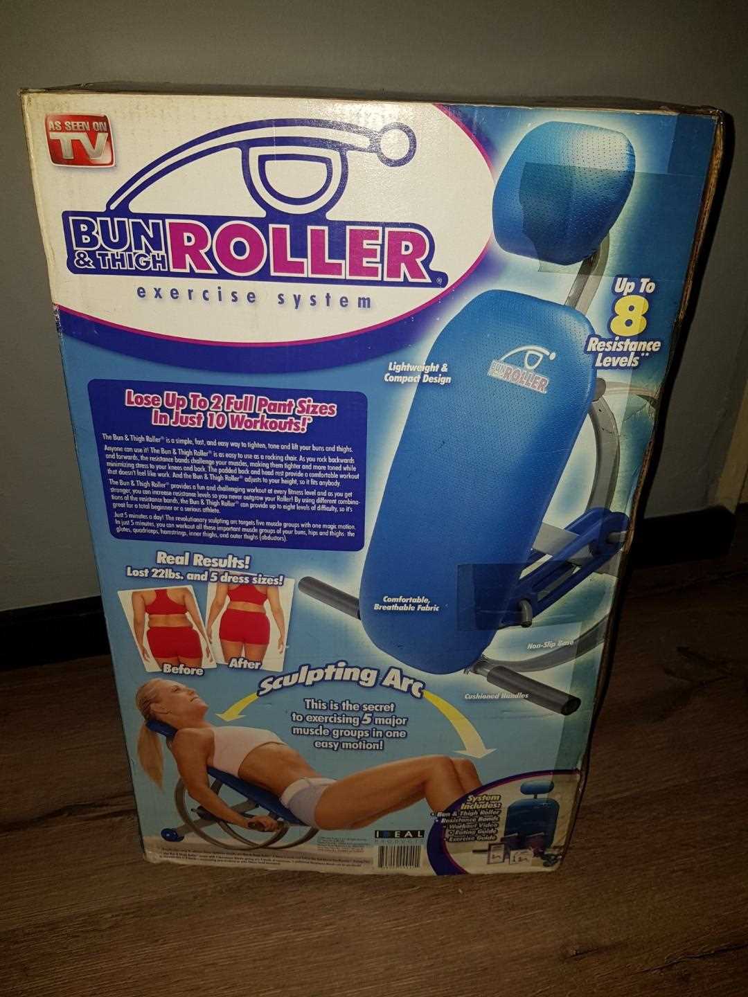 bun and thigh roller instruction manual