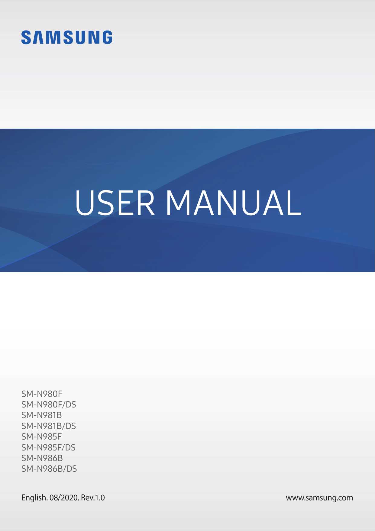 samsung galaxy note 20 ultra instruction manual