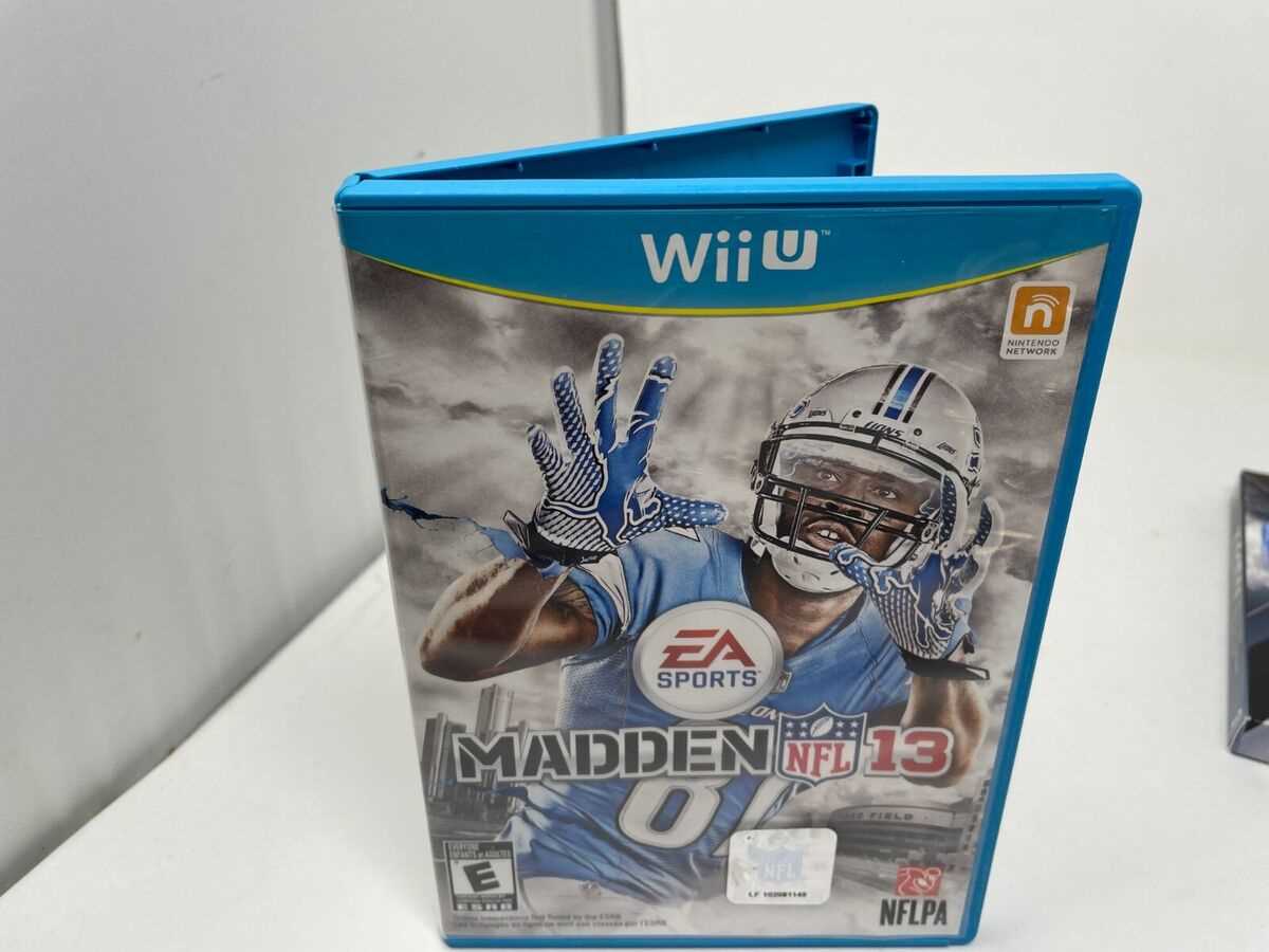 madden 13 wii instruction manual