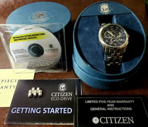 citizen watch e870 instruction manual