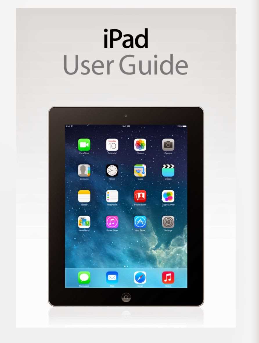 apple ipad instruction manual