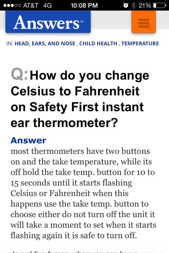 safety 1st ear thermometer 49551 instruction manual