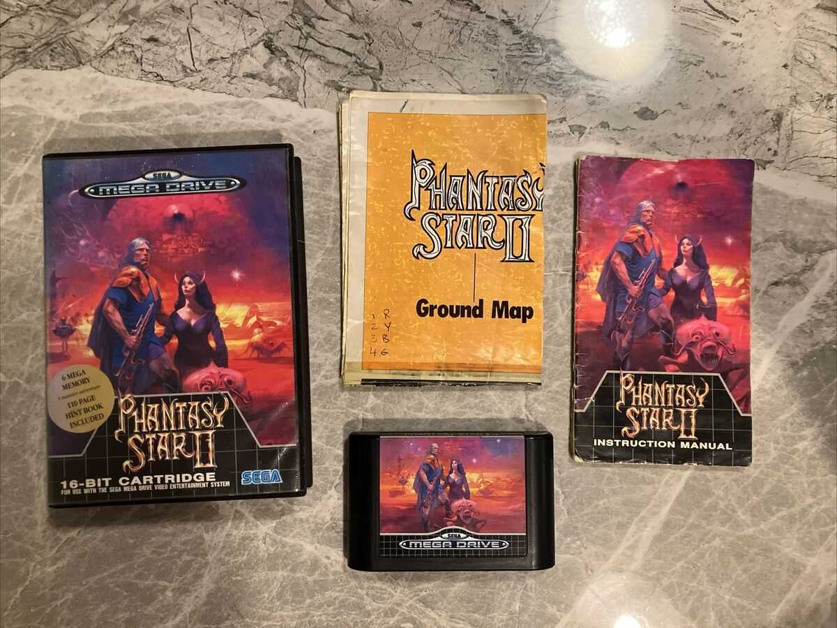 phantasy star 2 instruction manual