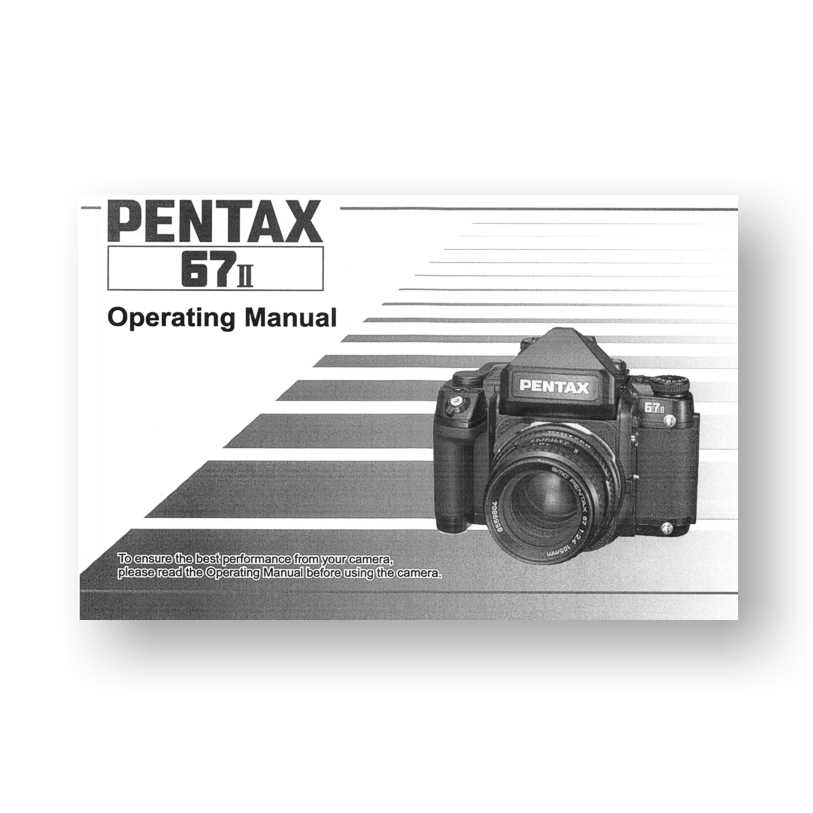 pentax camera instruction manual