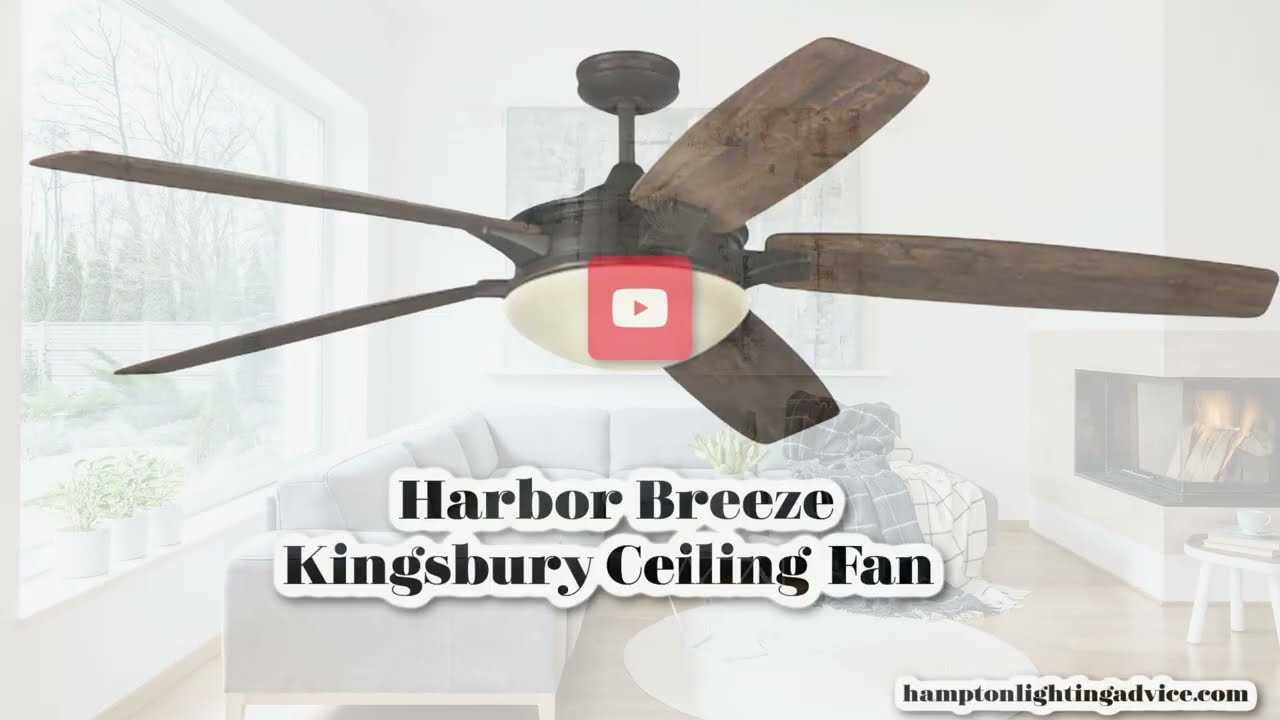 harbor breeze ceiling fan instruction manuals