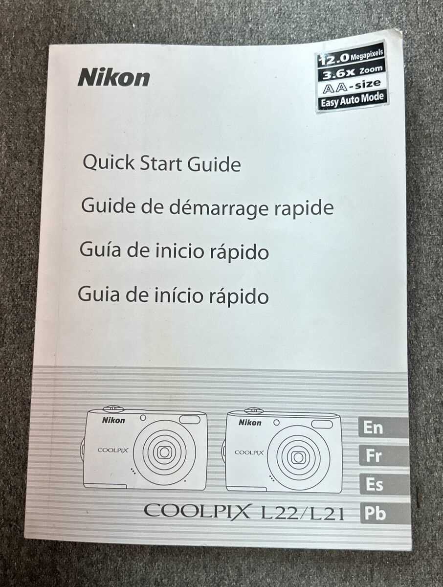 nikon coolpix l22 instruction manual