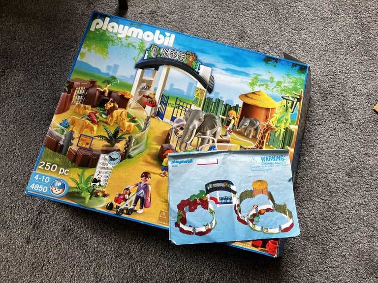 playmobil zoo instruction manuals