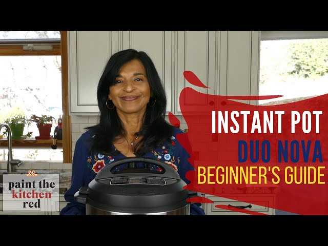 instant pot duo nova instruction manual