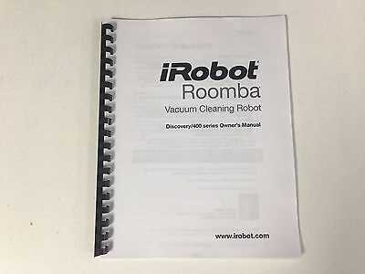 irobot roomba instructions manual