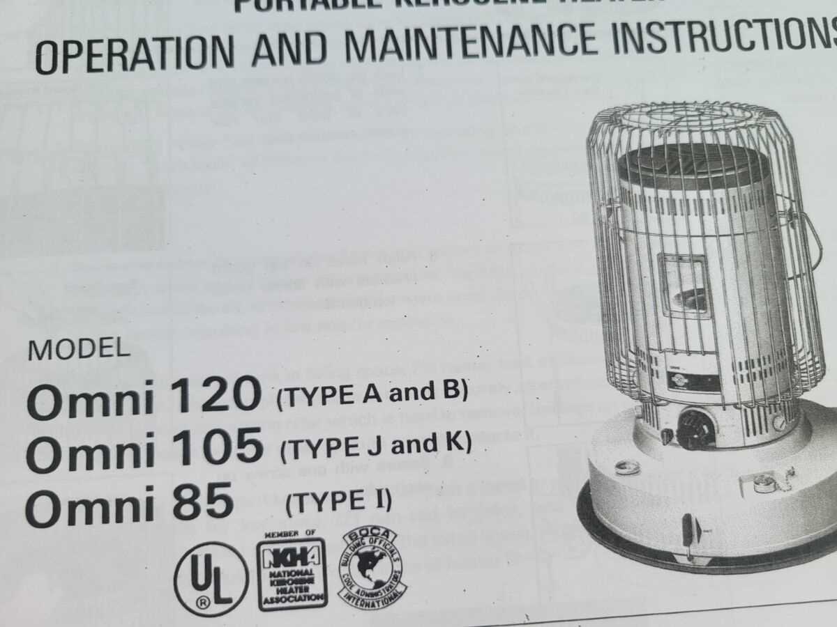 kerosene heater instruction manual