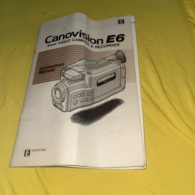 canon camcorder instruction manual