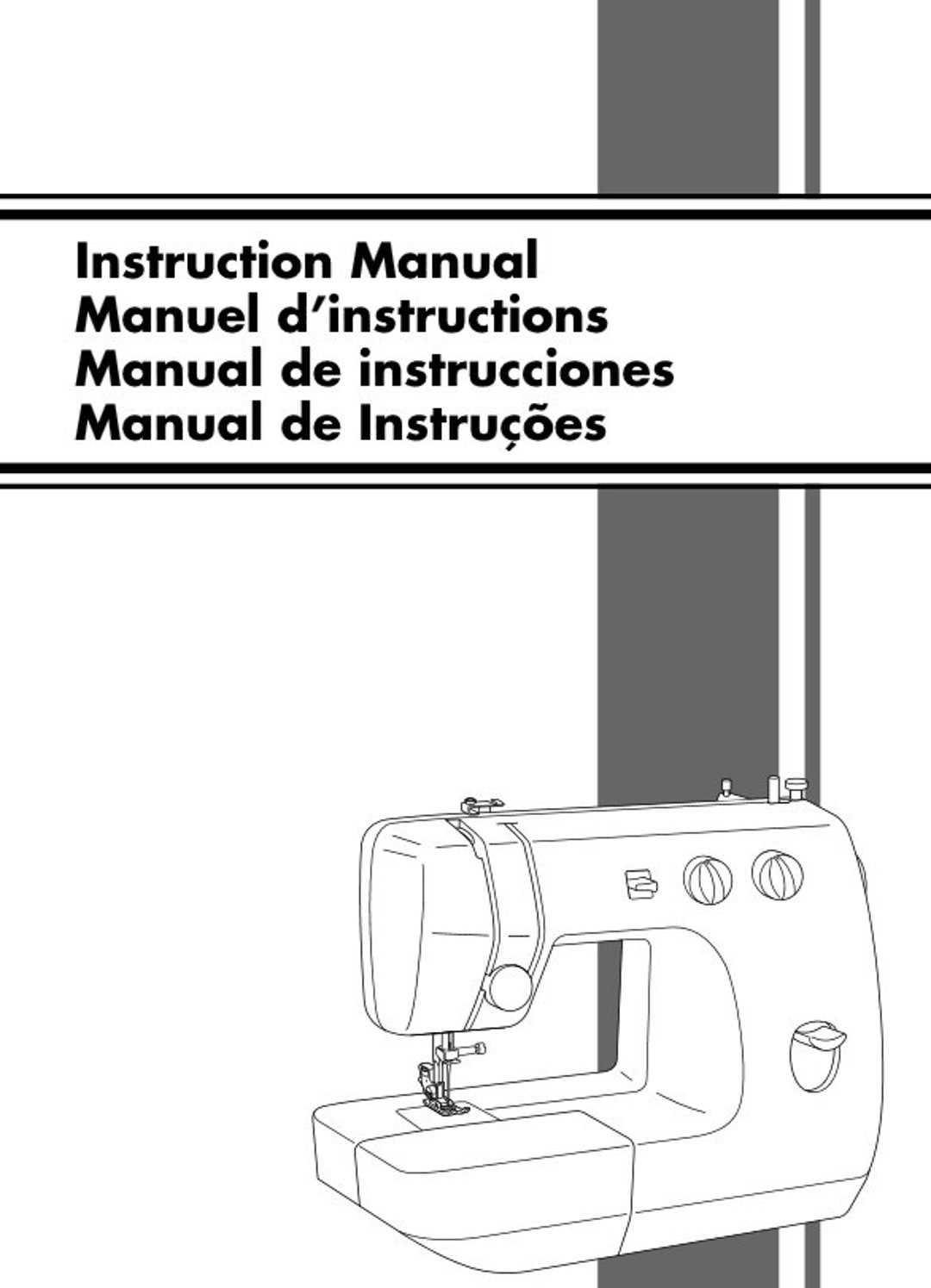 brother xr3340 instruction manual