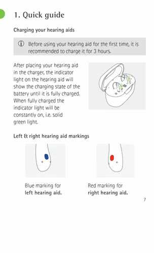 phonak rechargeable hearing aids instruction manual