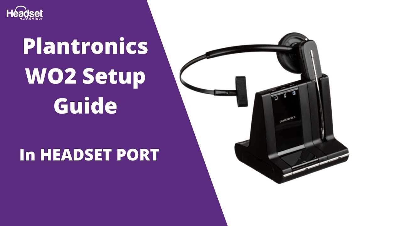 plantronics headset instruction manual